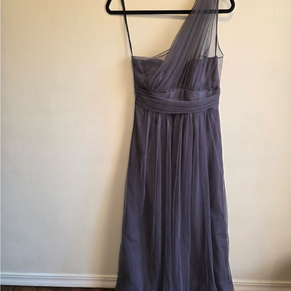 After Six long one shoulder gown, size 8 - Picture 2 of 9